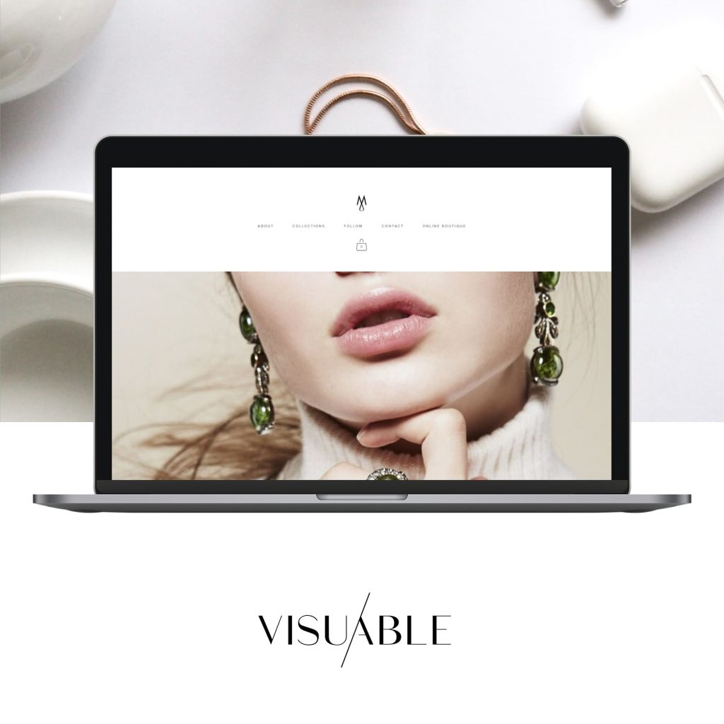 Jewelry e-commerce website design