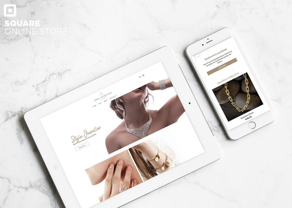 jewelry website design