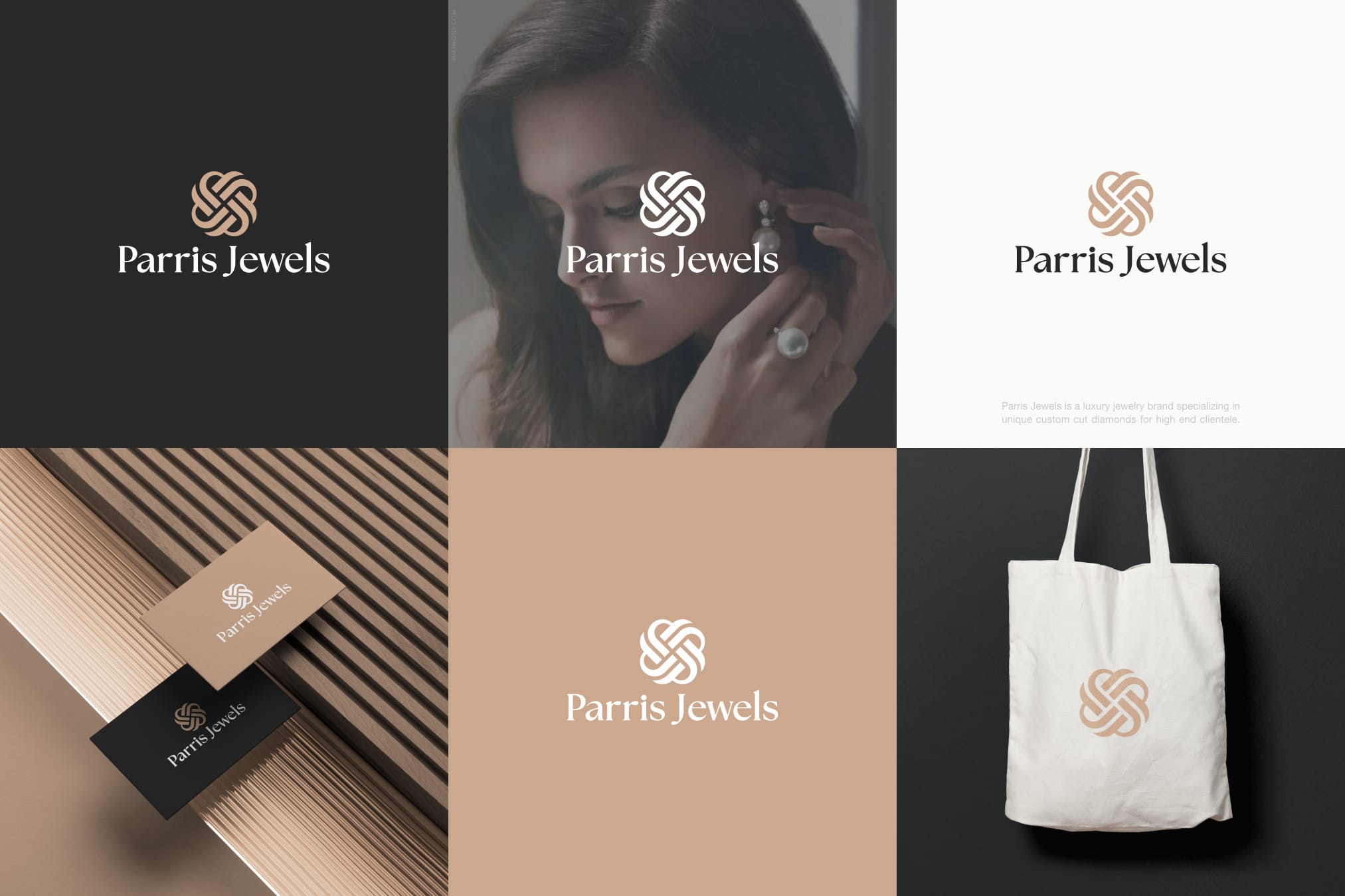 Logo design for luxury jewelry brand