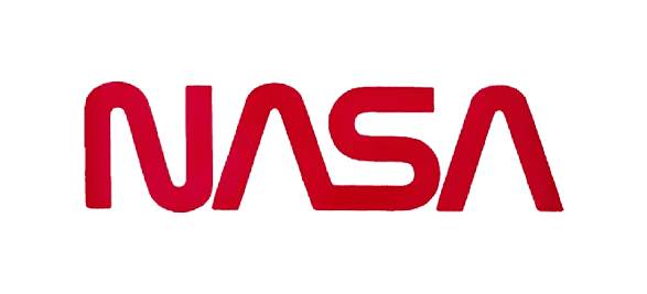 nasa curvy design logo
