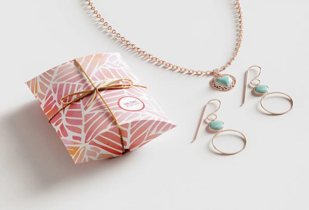 jewelry packaging pillow box