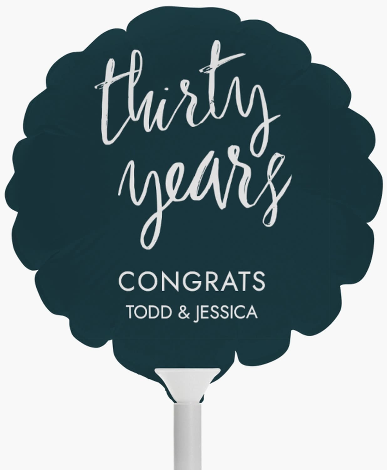 30th wedding anniversary balloon