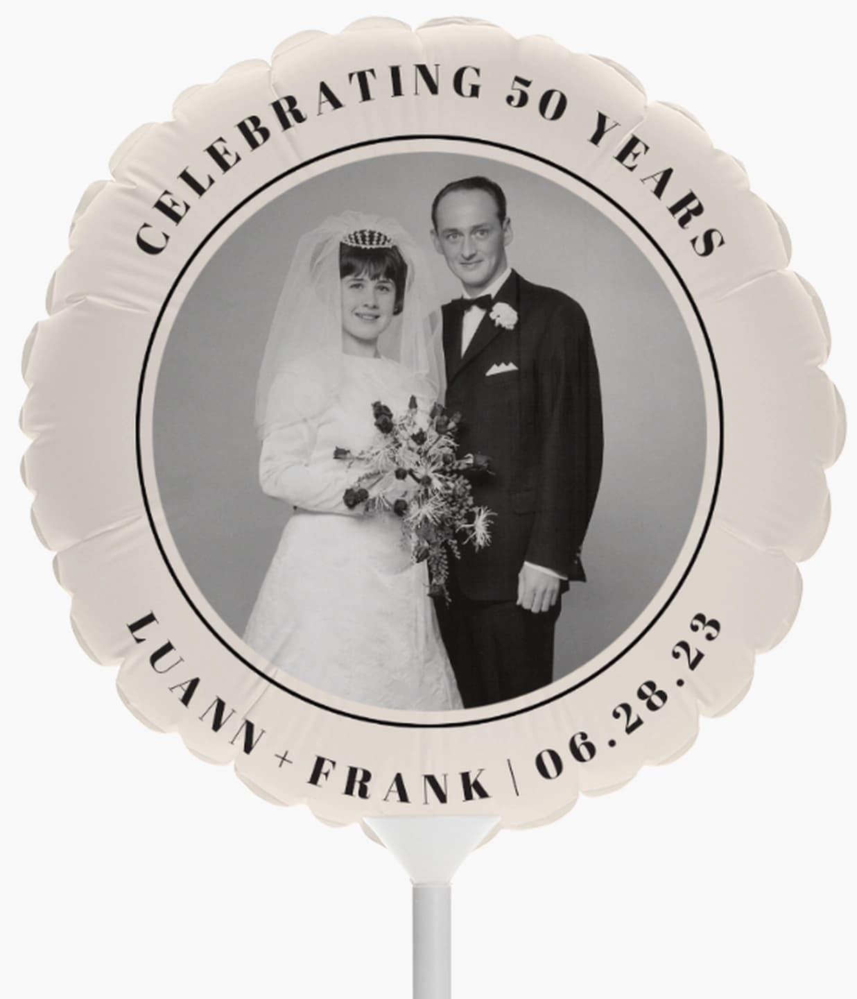 50th wedding anniversary balloon