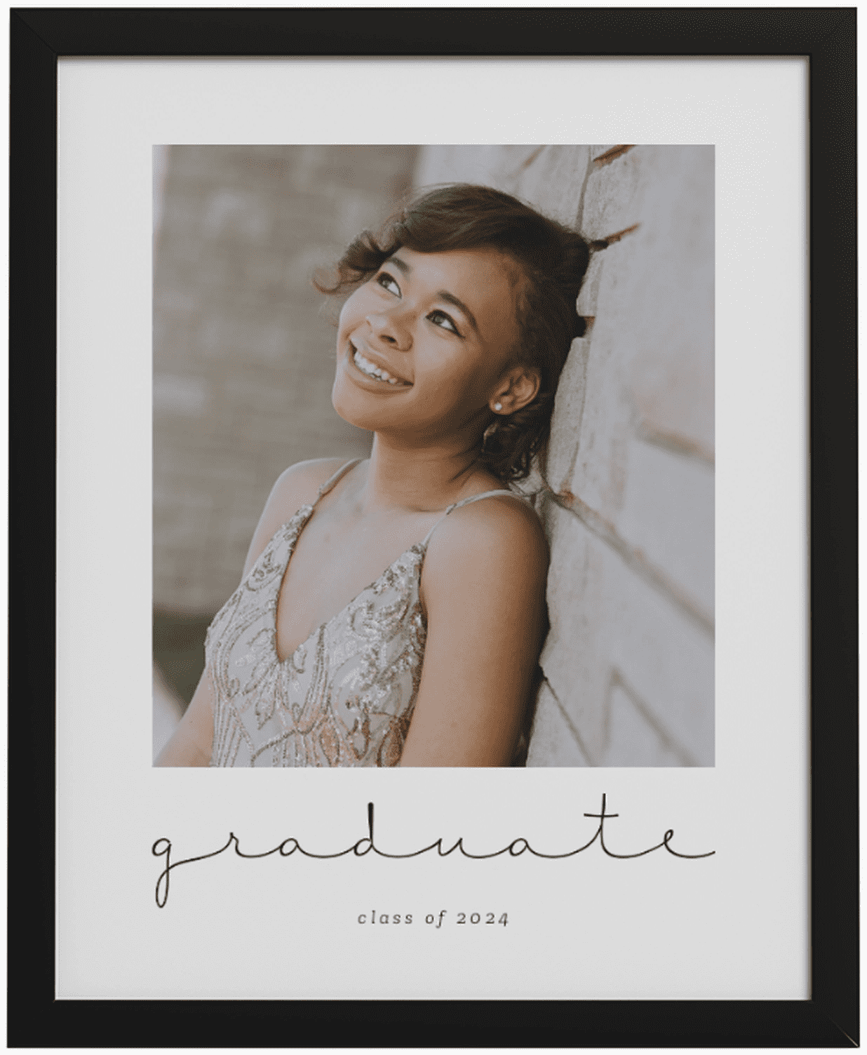 Framed print graduation gift idea