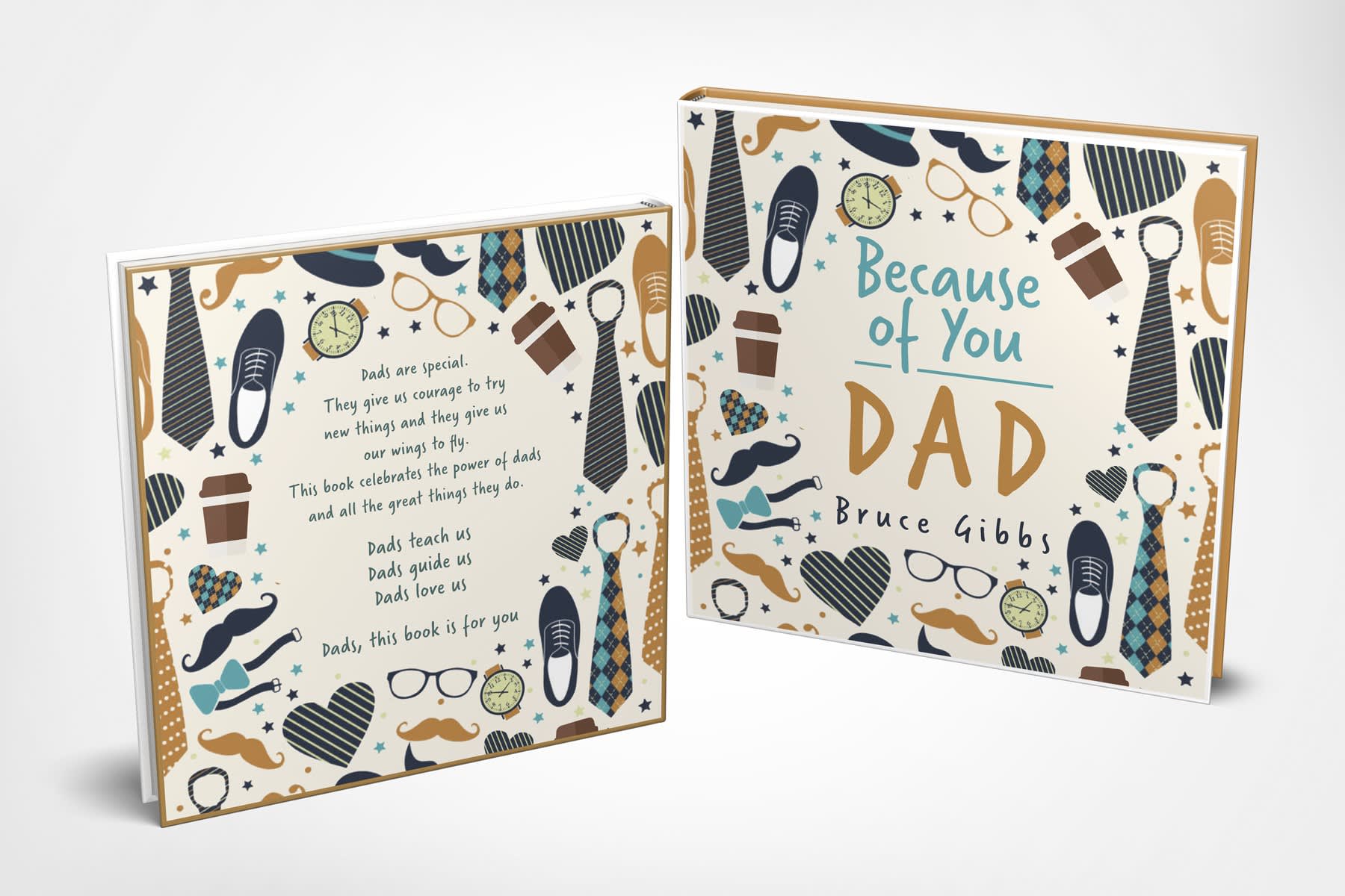 Illustrated book cover as a Father&rsquo;s Day gift idea