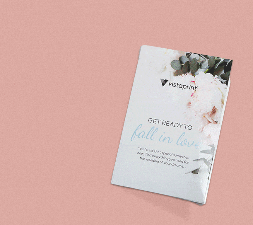 VistaPrint wedding invitations sample kit