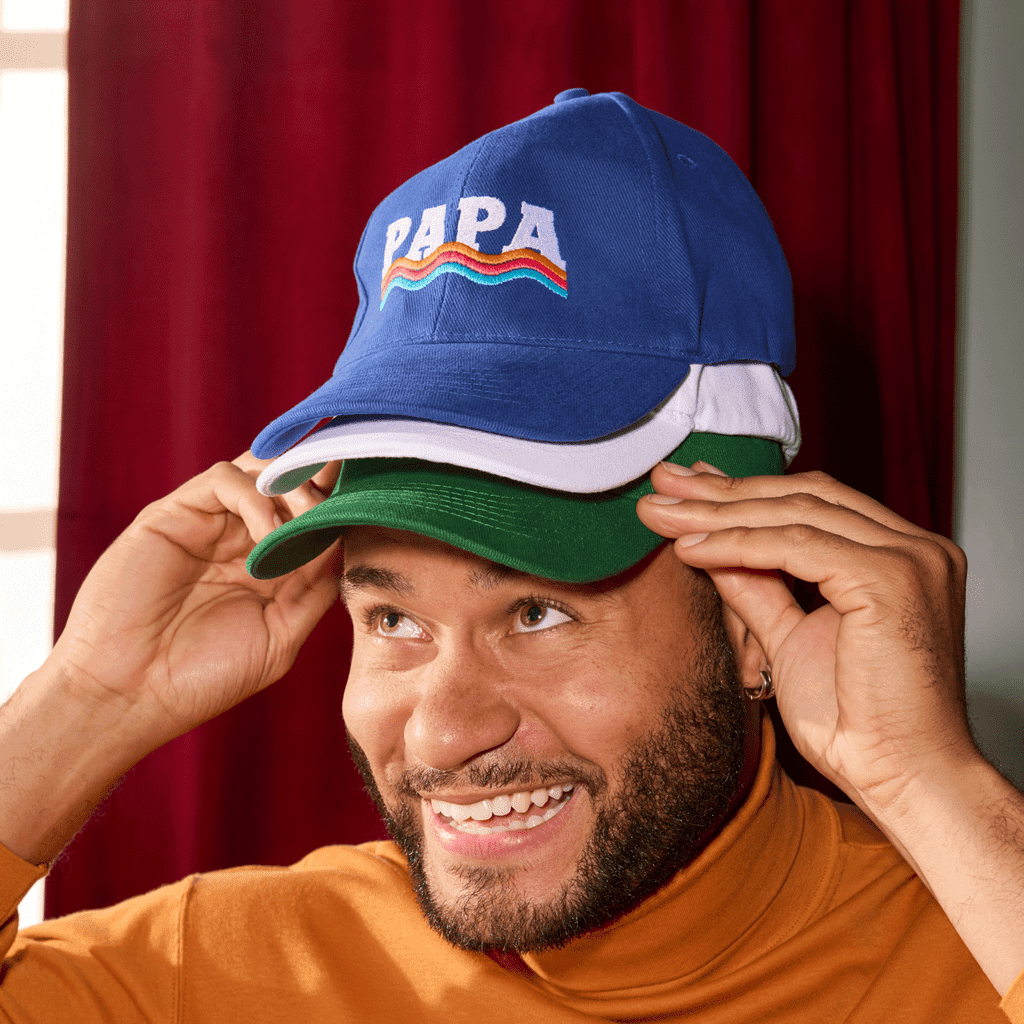 Custom embroidered cap wedding favors for guests