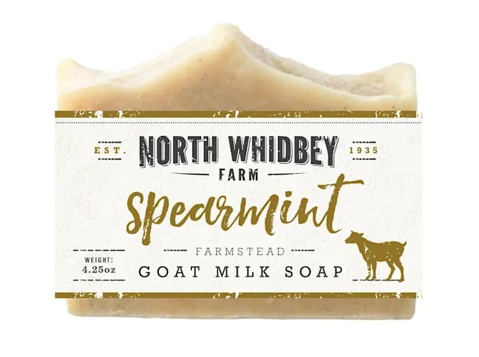 Hostler goat milk soap packaging idea