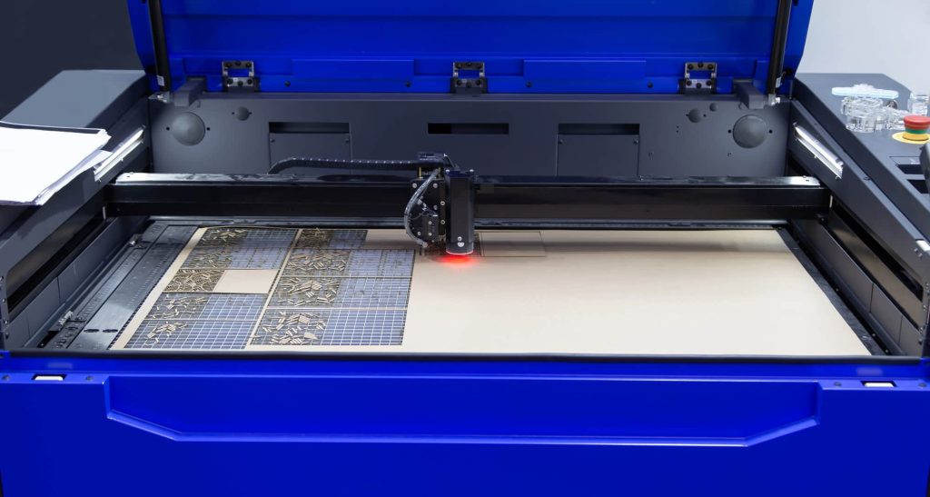 Laser engraving machine types of printing