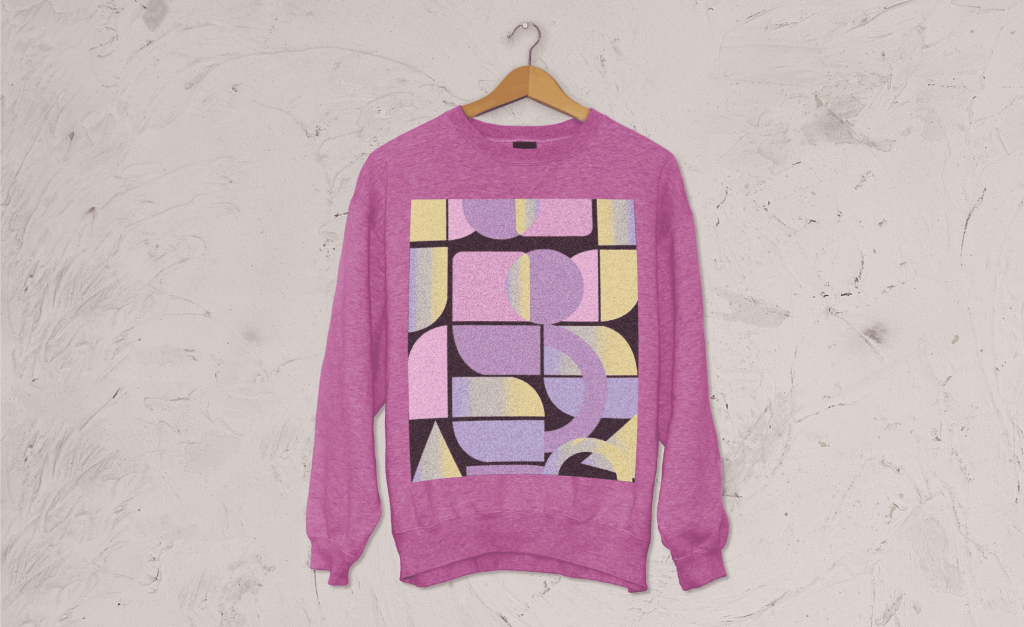 Colorful sweatshirt design