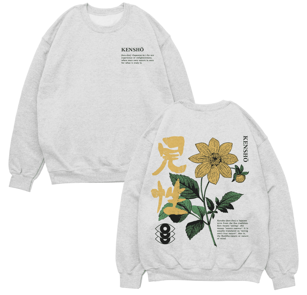 Japanese-inspired sweatshirt design