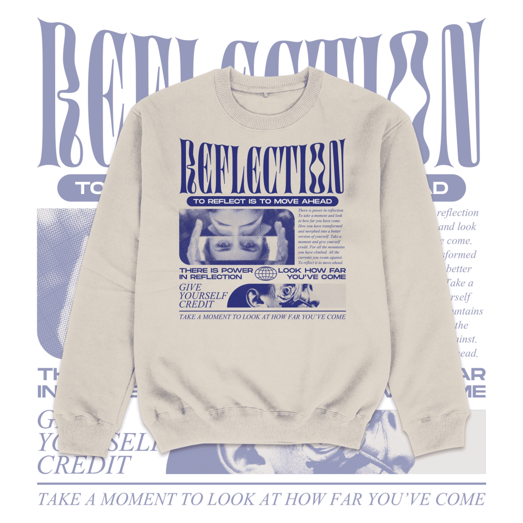 Monotone sweatshirt design