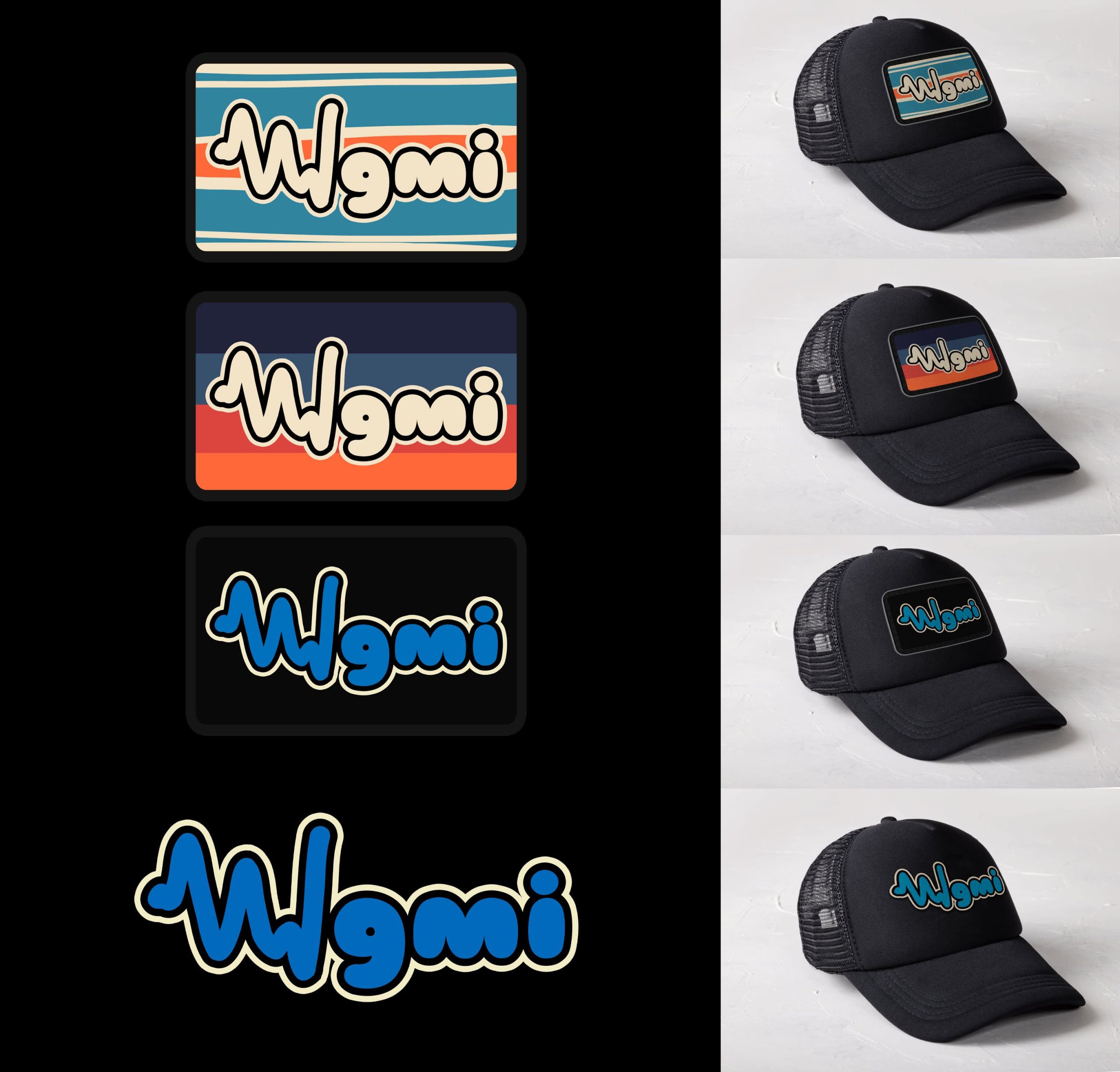 Print on hats: WGMI hat by Dudeowl