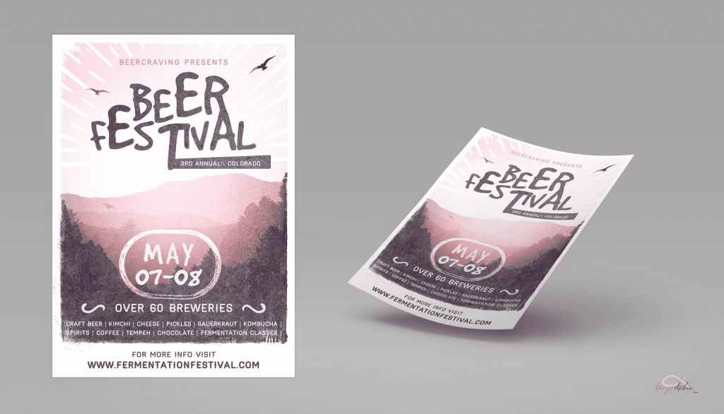 Beer festival poster promotion.