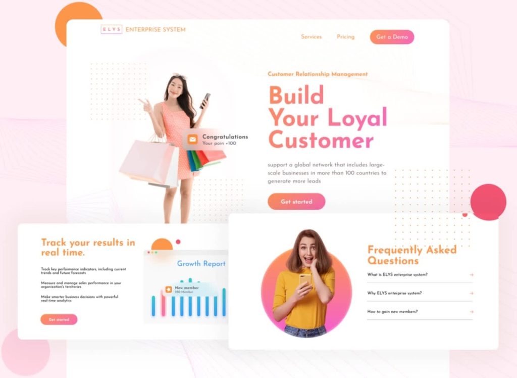 Build customer loyalty as customers move through your marketing funnel.