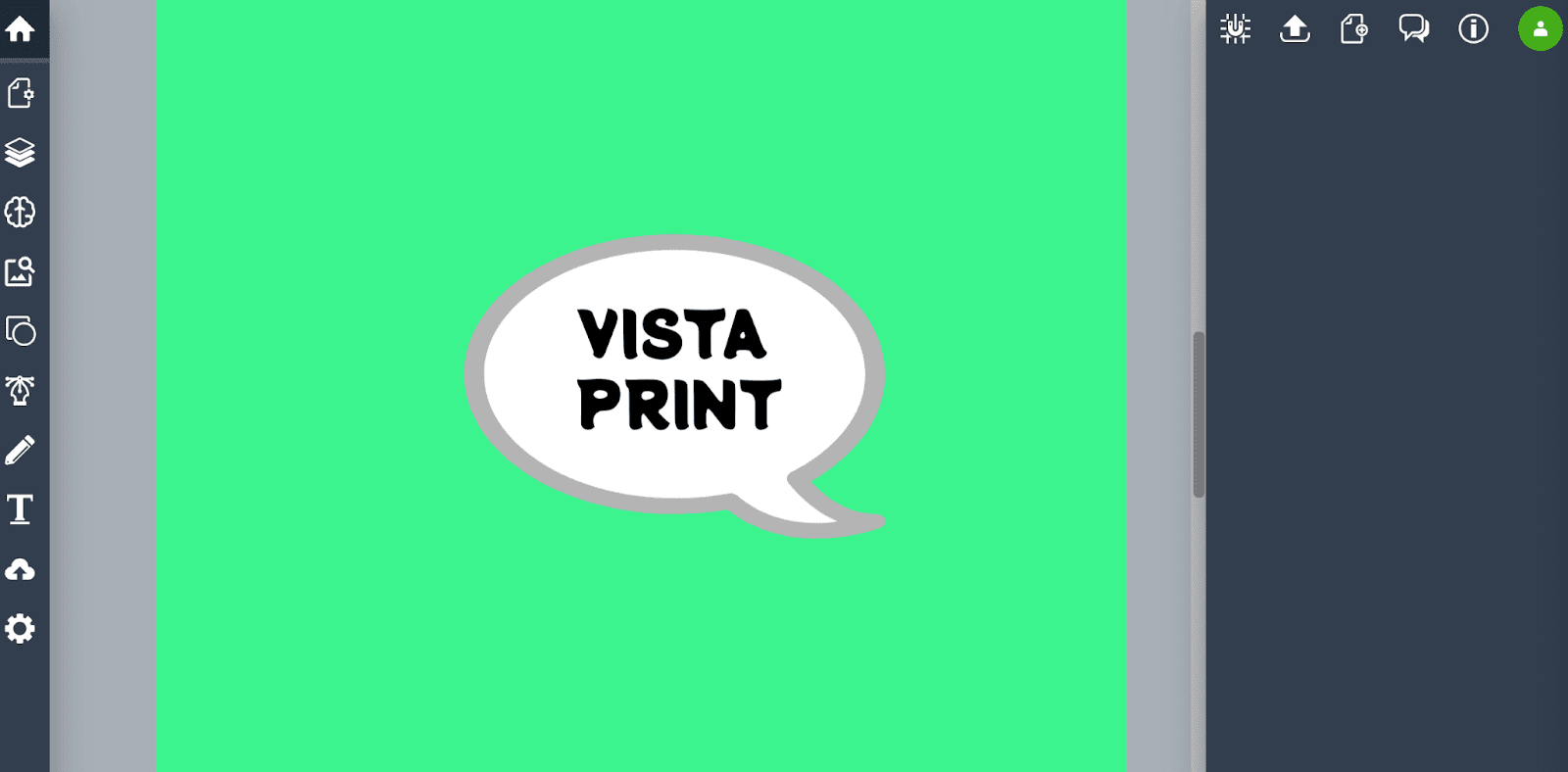 Vectr's logo design software.