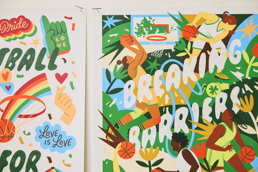 Artistic and playful poster fonts.