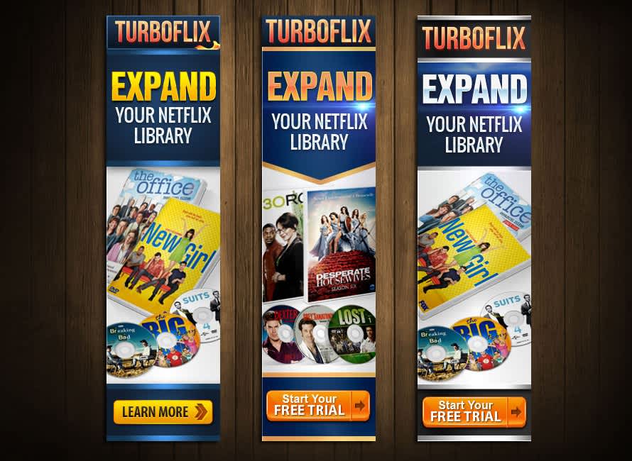 Turboflix banner designs