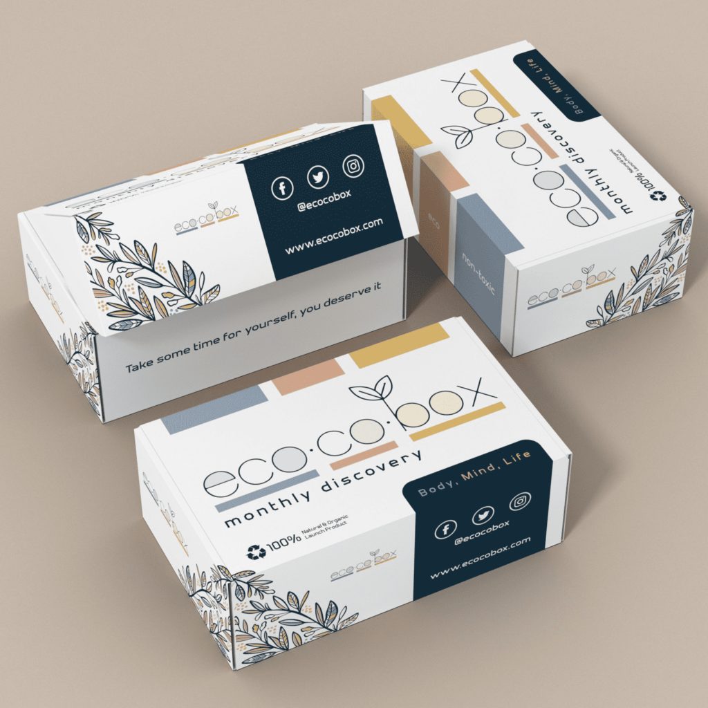 Package design for a subscription box