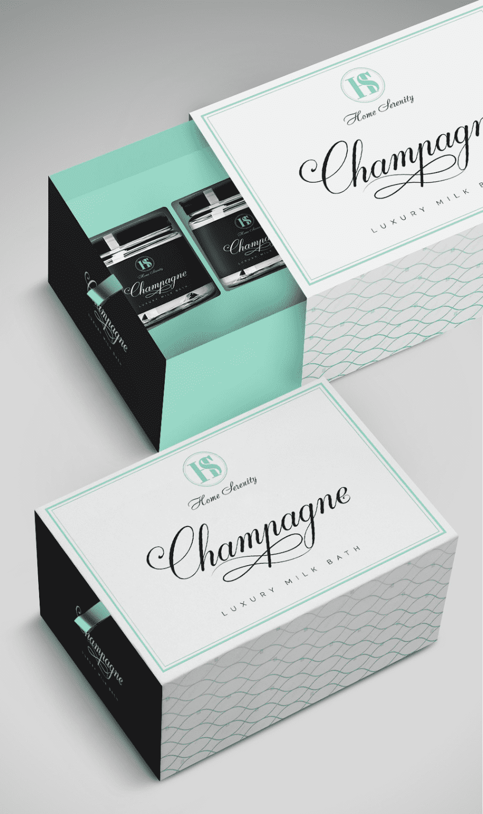 Brand packaging designed to create a luxury unboxing experience.