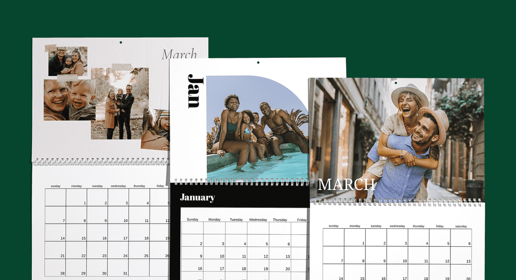 Affordable custom calendars that highlight your favorite memories or your business.