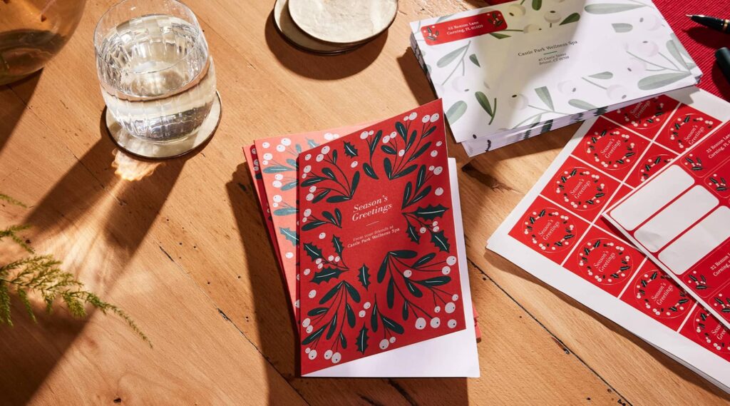 custom Christmas card