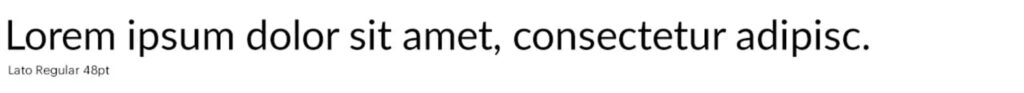 Lato font is a readable font