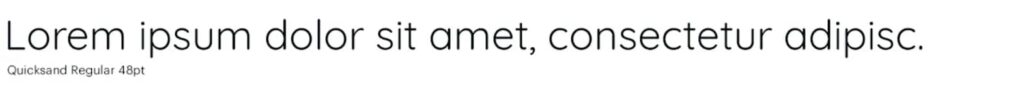 Quicksand font easy to read fonts
