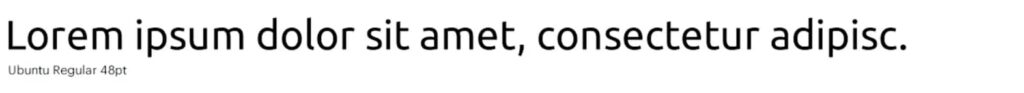 Ubuntu font is an easy to read font