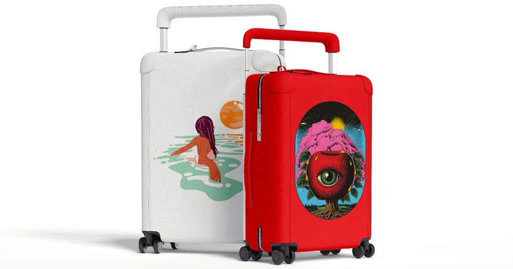 Custom luggage personalized Christmas gifts