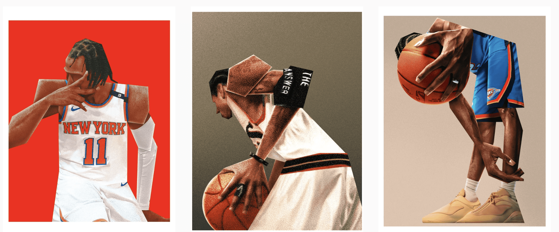 The Distorted Cut graphic design trend 2026 portrait illustration