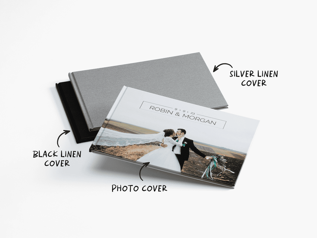Hardcover wedding photo book