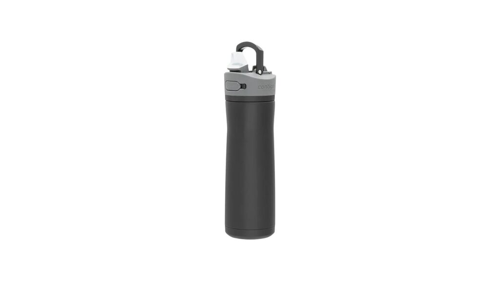 Contigo Ashland Chill stainless steel water bottle with a straw
