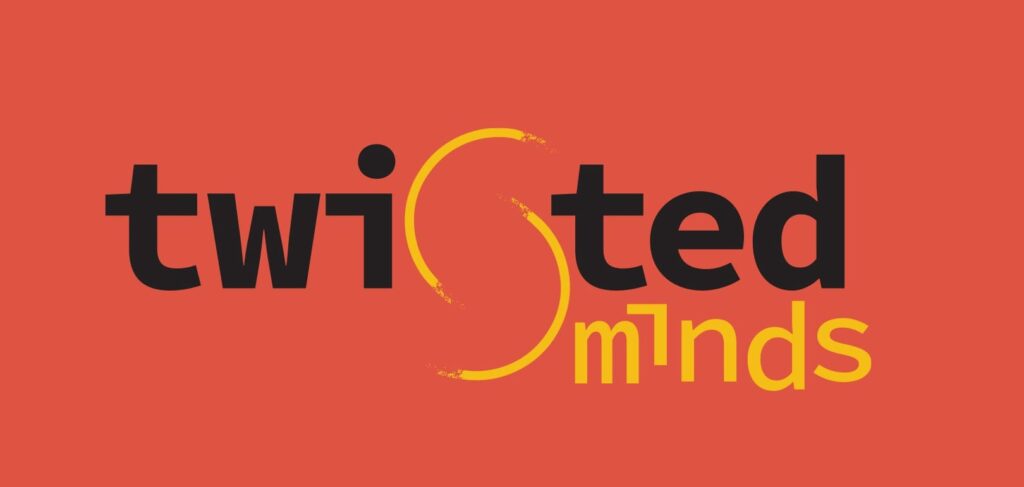 morph-mark logo design for twisted minds brand