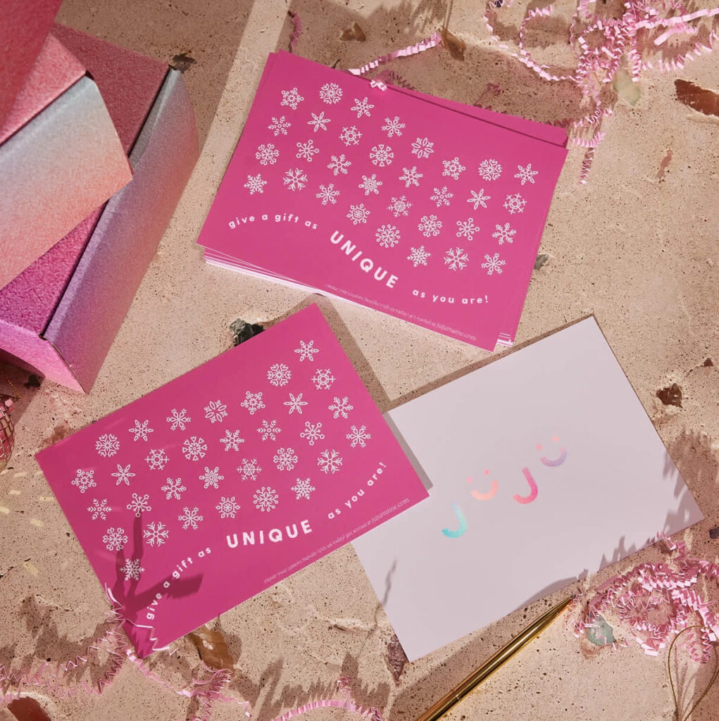 Branded holiday postcards as an affordable holiday marketing tool