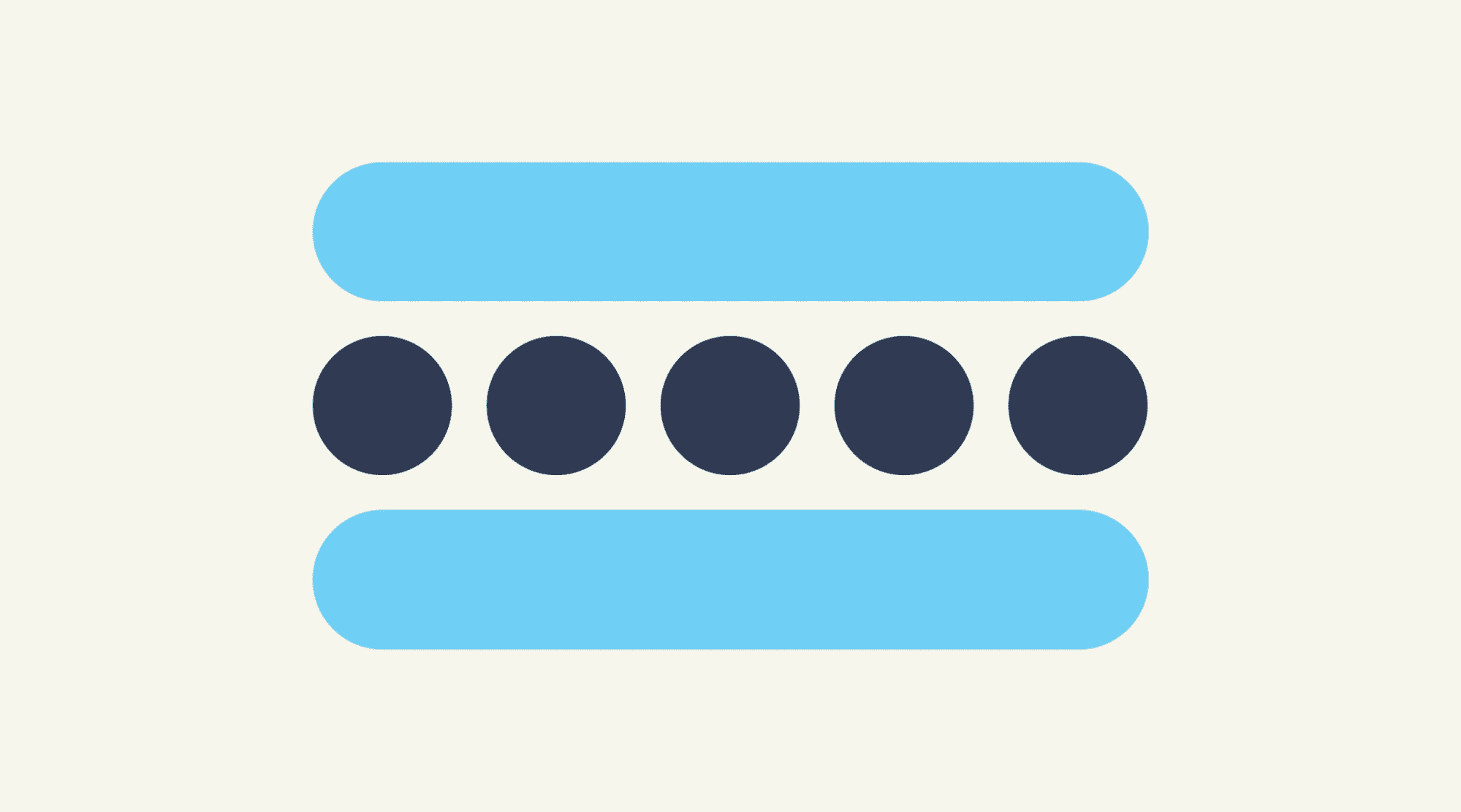 Graphic illustrating the graphic design layout principle of balance