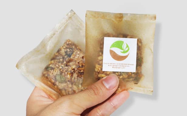 innovative packaging design materials like seaweed