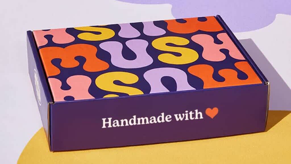 purple shipping box psychology of color in marketing