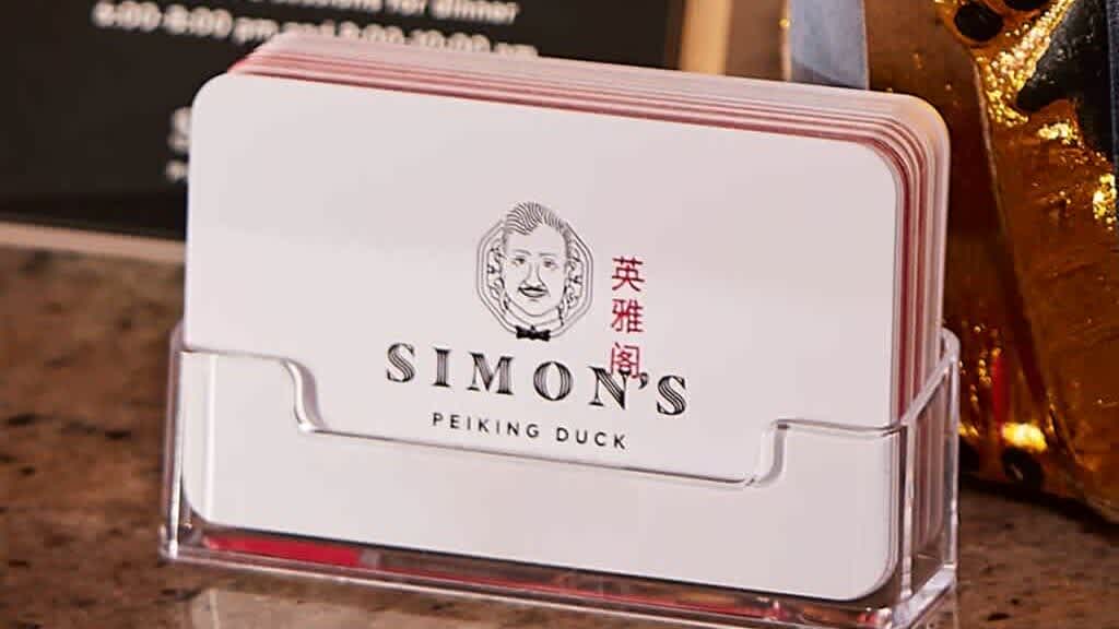 white business cards color psychology in marketing