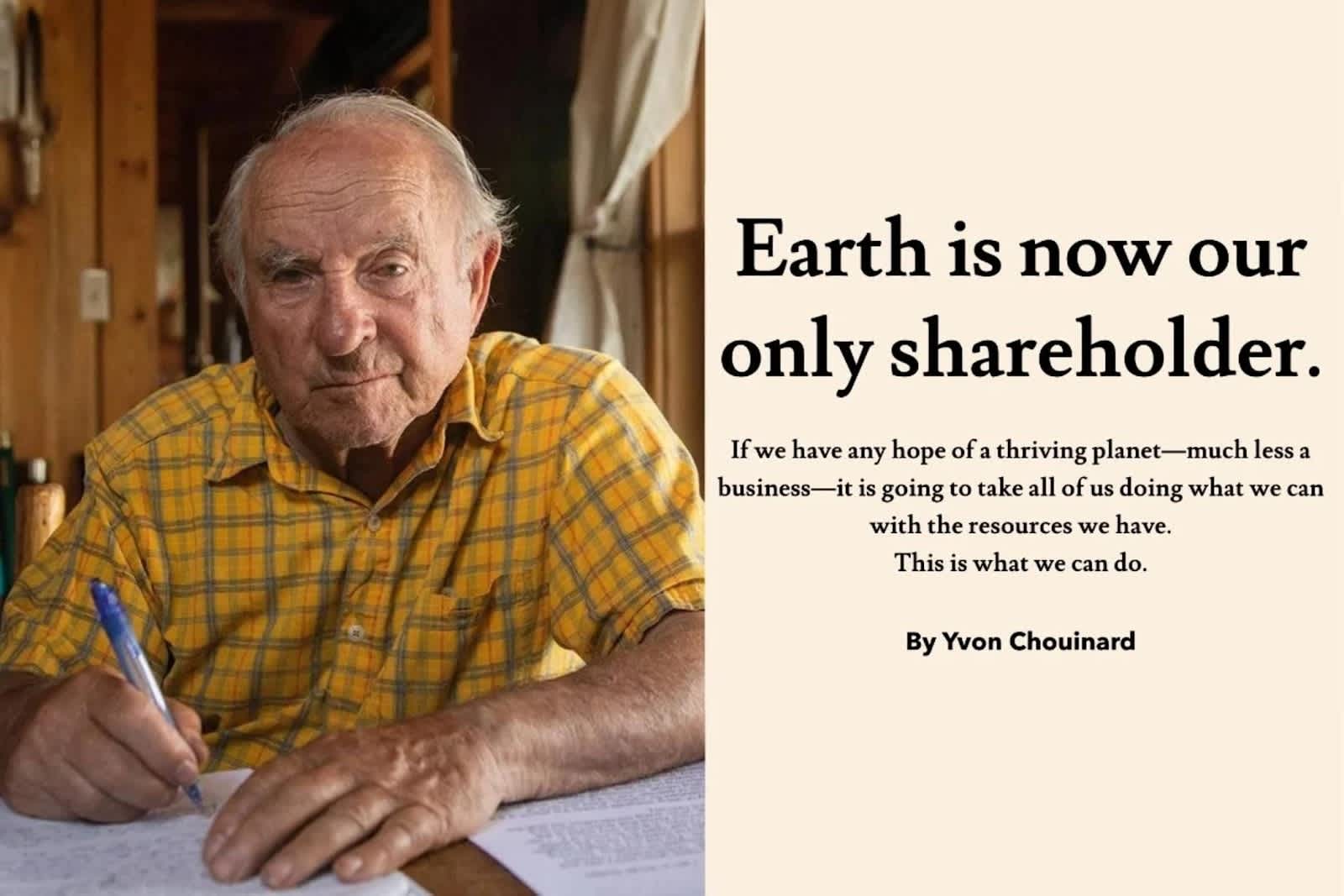 Patagonia brand mission