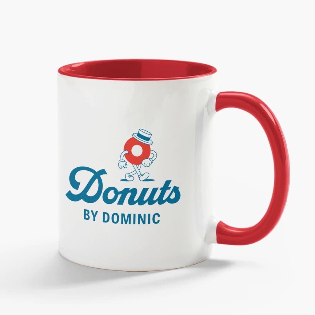 brand mascot mug design idea