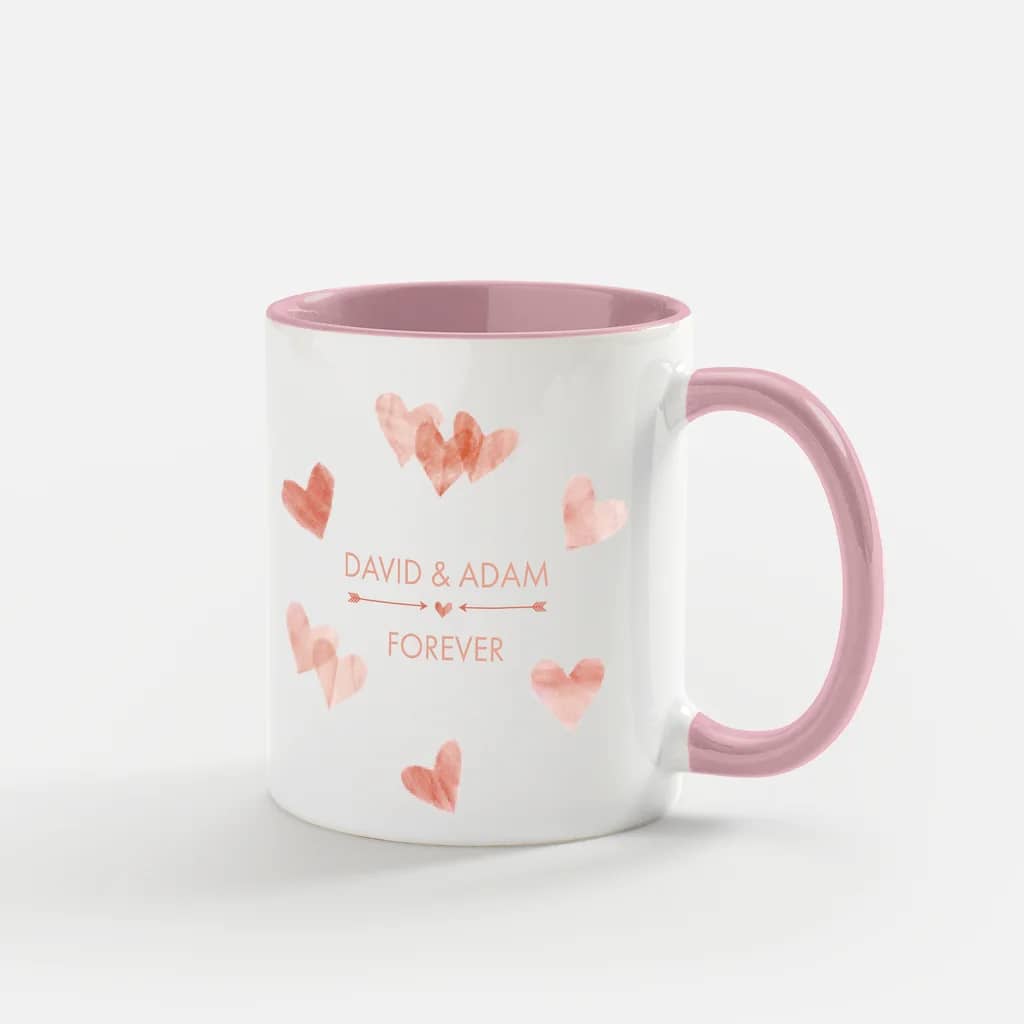 Valentine’s Day mug design idea