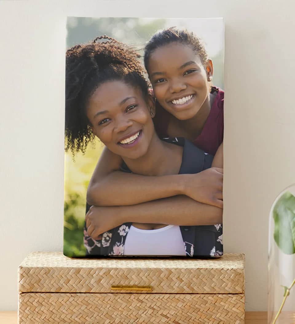 mother’s day themed canvas print.